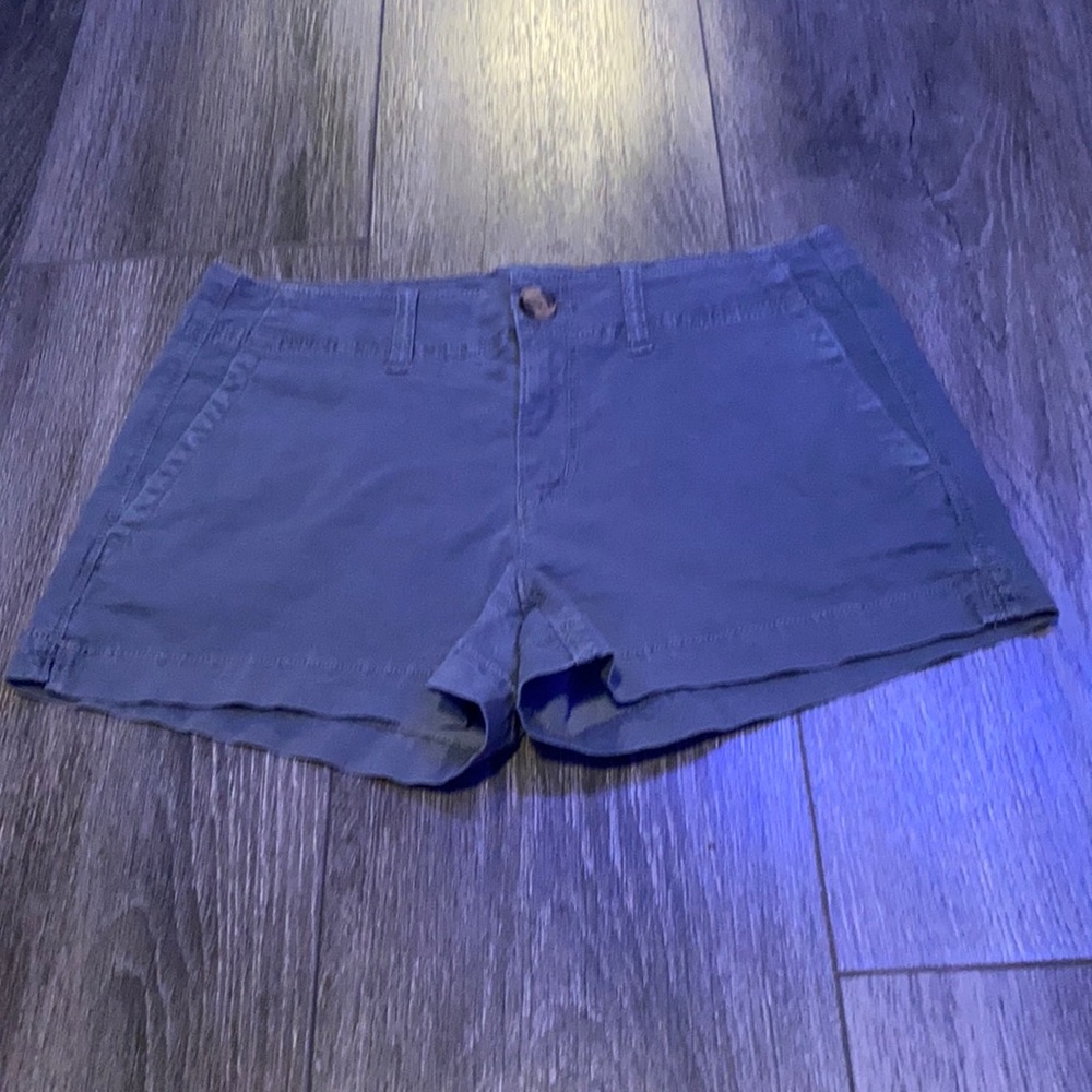 Grey jean shorts from American eagle